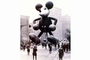 Macy's Day Parade 1934--The first Mickey Mouse balloon ever!